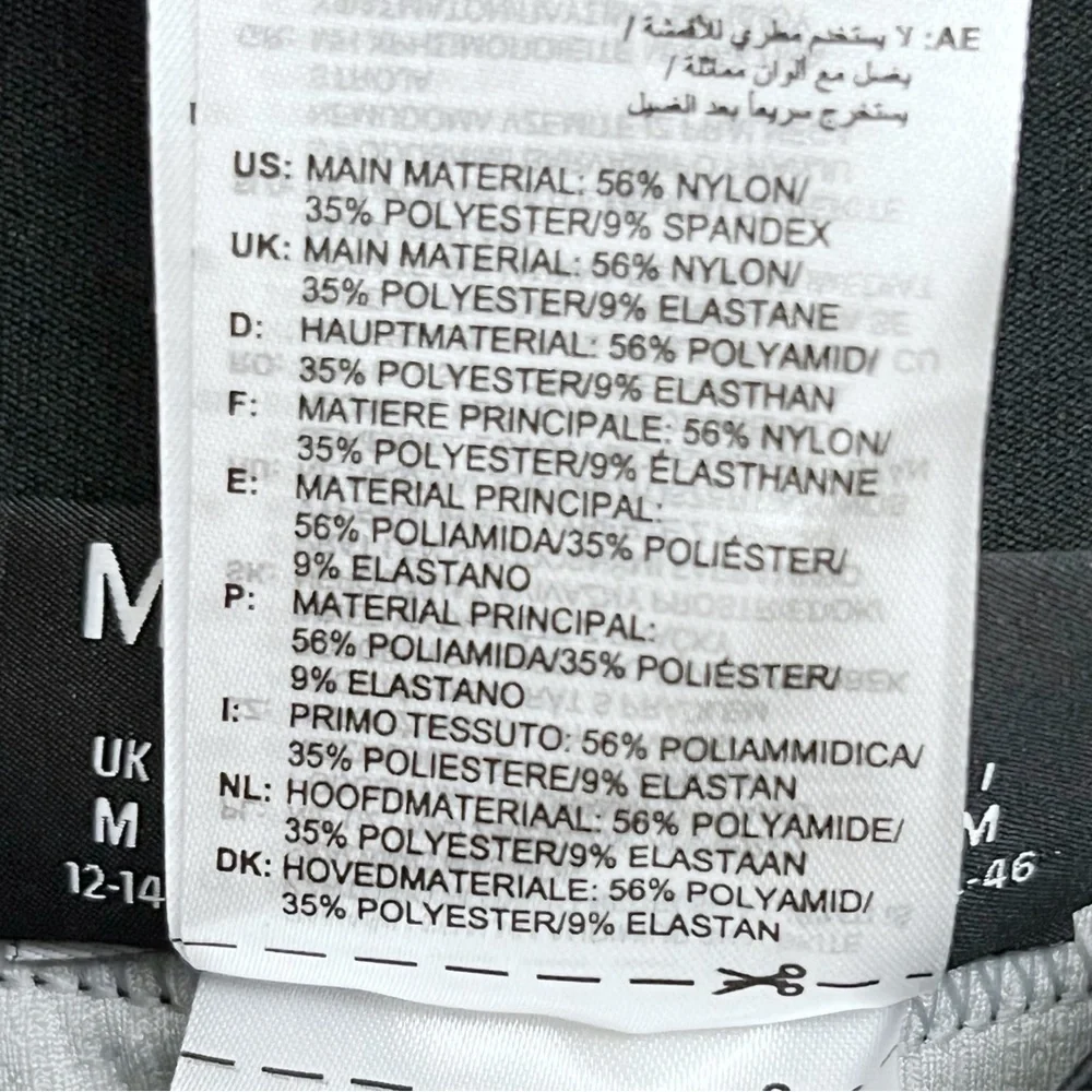 NEW Reebok Cardi B Thick Rib Tights GRAY HC5280 training pants Women’s Medium - Picture 8 of 11